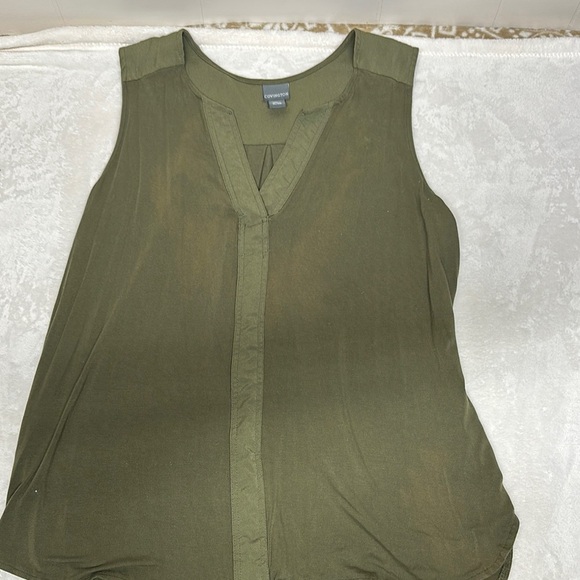 Covington Green Sleeveless Tunic Blouse - Picture 1 of 7